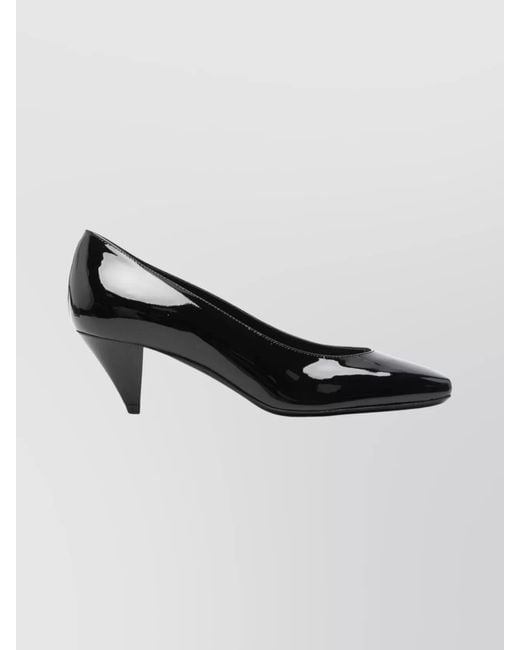 Givenchy Black Leather High Heel Pumps