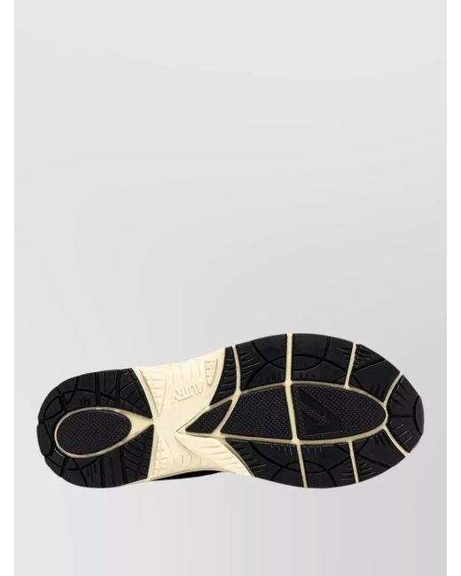Autry Black Hyperway Sneakers Suede Mesh Running Silhouette