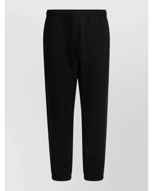 Canada Goose Black Cotton Track Pants for men