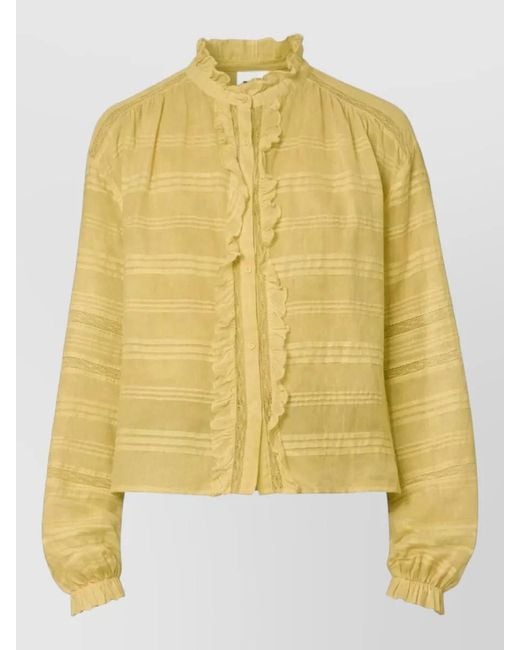 Isabel Marant Yellow Cotton Blouse
