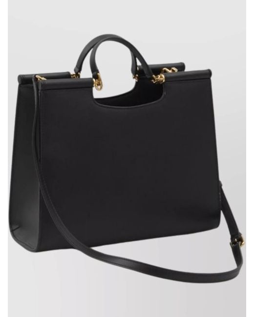 Dolce & Gabbana Black Petite Sicile Sac Fourre-Tout