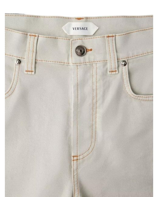 Versace Natural Tapered Denim Jeans for men