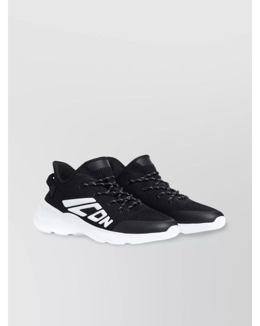 DSquared² White Stretch-Knit Sock Low-Top Sneakers for men