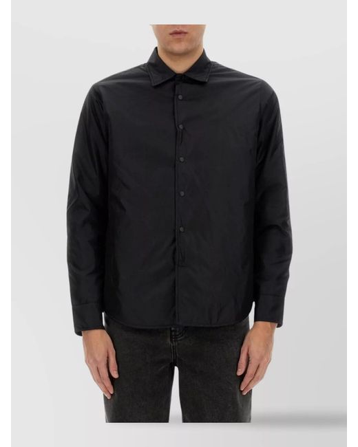 Aspesi Black Polyamide Shirt Jacket for men