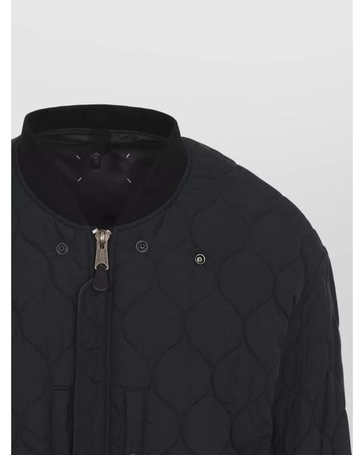 Maison Margiela Black Reversible Bomber Jacket Casual Style for men