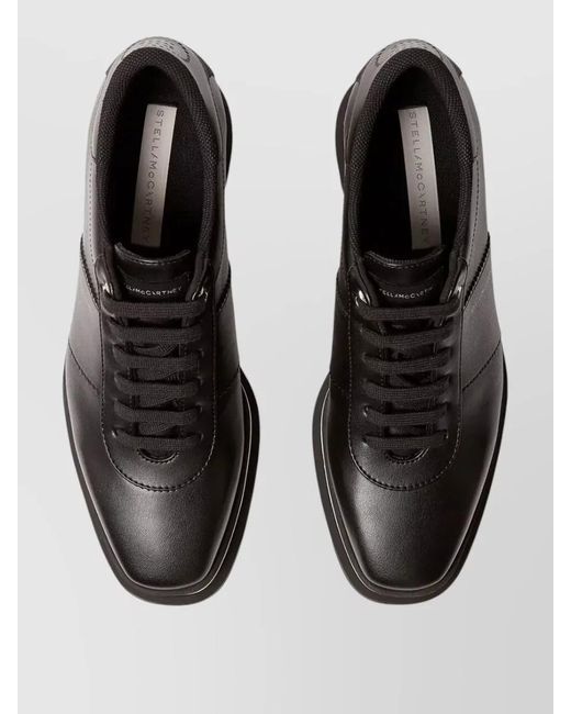 Stella McCartney Black Striped Low-Top Sneakers