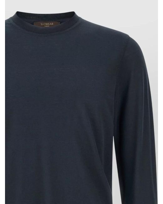 Zanone Blue Cotton Ice Cotton T-Shirt for men