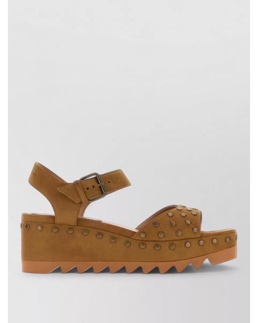 Stella McCartney Brown Fabric Mules