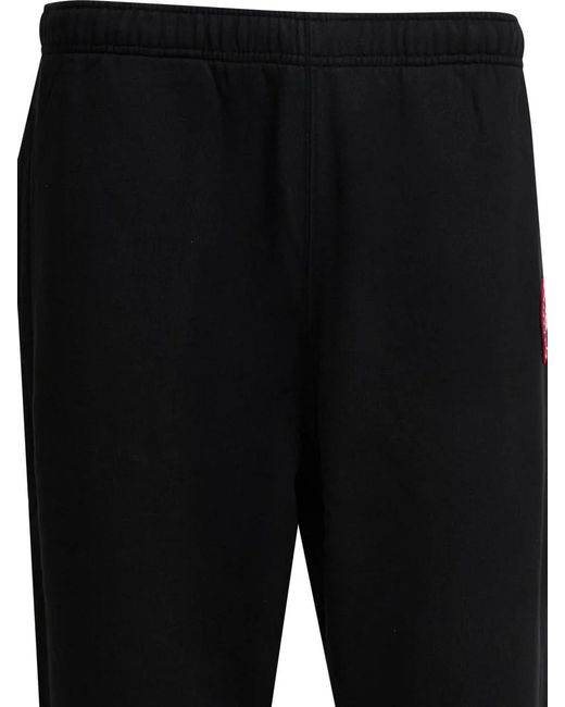 Canada Goose Black Cotton Track Pants for men