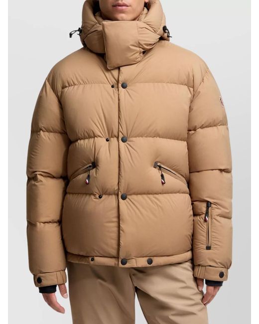 Moncler Natural Down Hooded Puffer Jacket for men