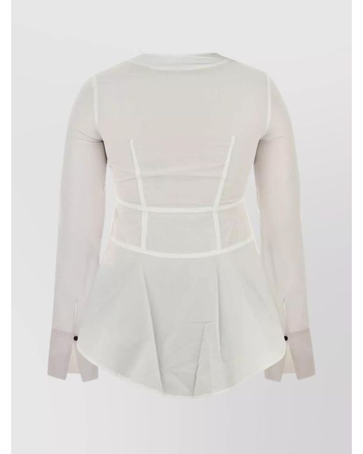 Co. White Poplin Shirt