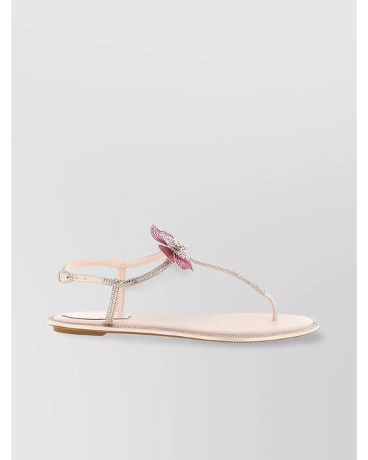 Rene Caovilla Multicolor Satin Fairy Sandals