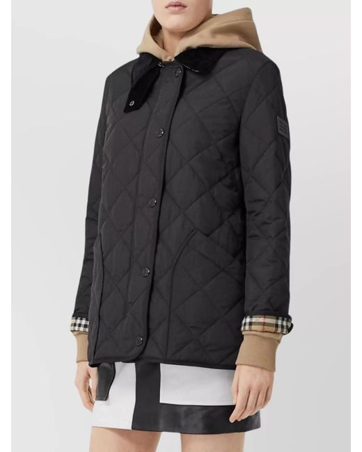 Burberry Black Quilted Puffer Jacket