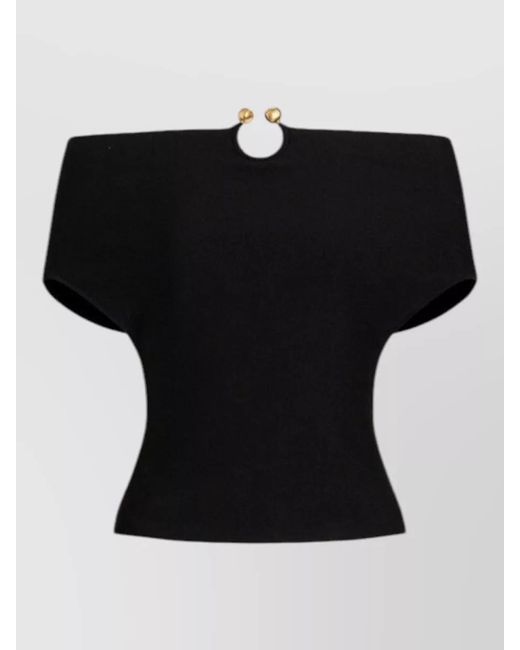 Alberta Ferretti Black Blouse