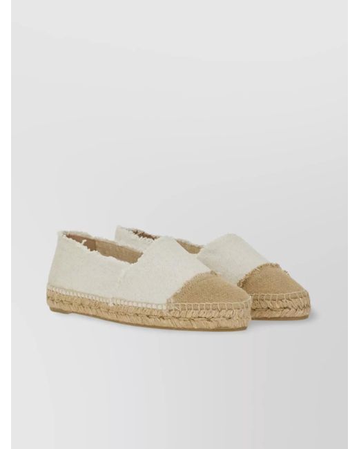 Castaner Natural Linen Espadrilles