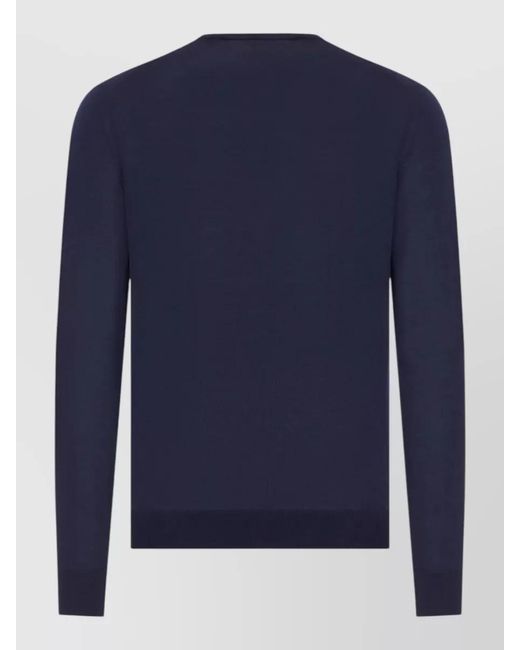 Prada Blue Wool Jumper for men