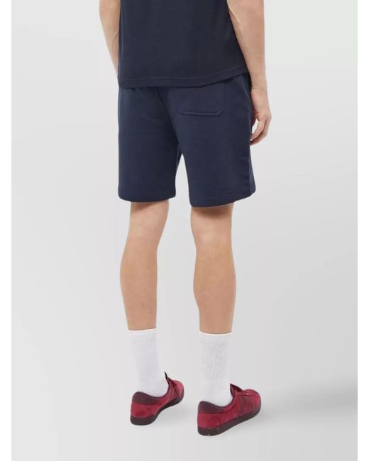 Belstaff Blue Cotton Deck Shorts for men