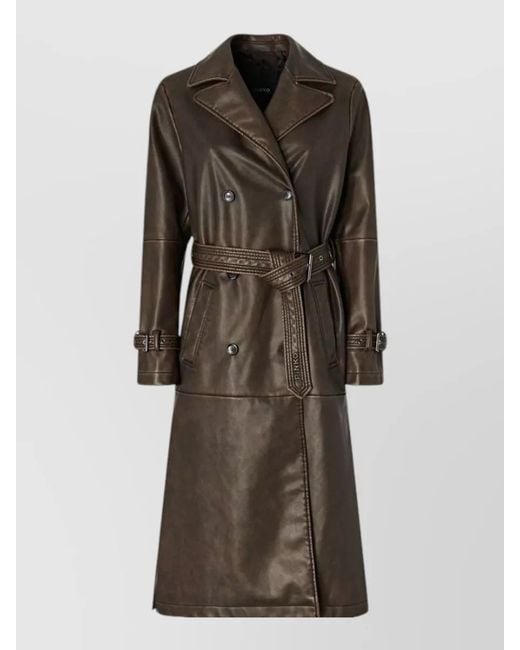 Pinko Brown Trench Coat