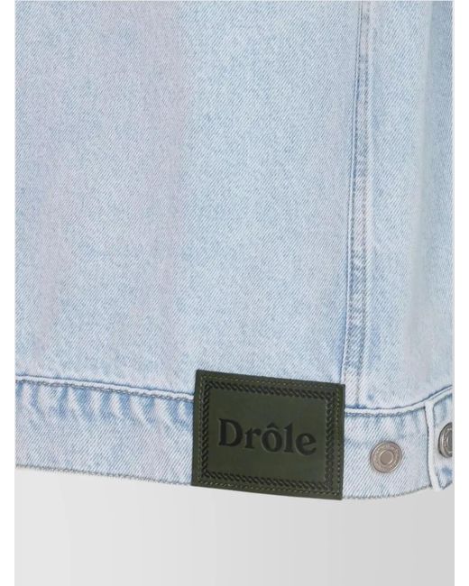Drole de Monsieur Blue Denim Jacket for men