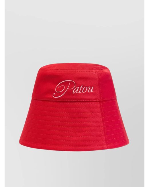 Patou Logo Embroidered Bucket Hat