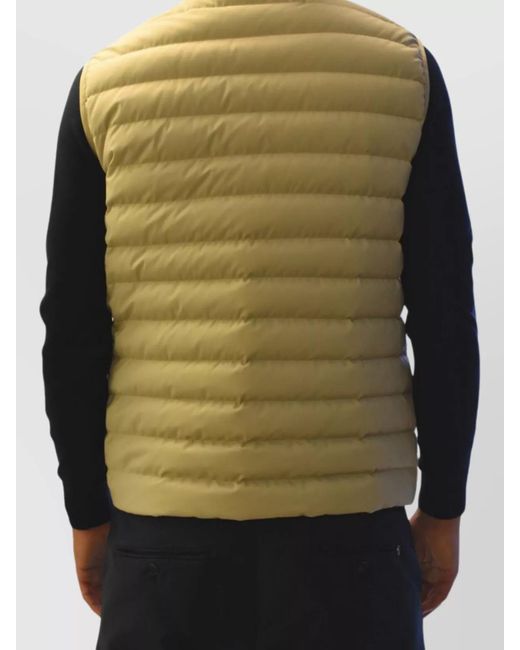 Fay Black Puffer Gilet for men