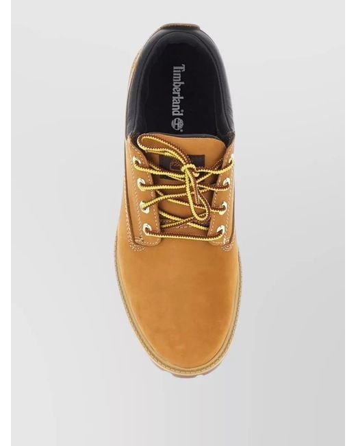 Timberland Natural Silk Lace Up Shoes Rubber Sole for men
