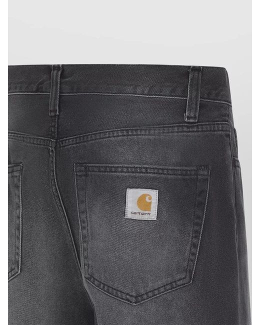 Carhartt Gray Straight-Leg Jeans for men