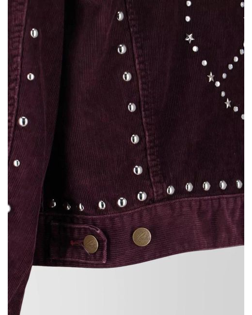 Needles Purple Corduroy Blazer for men