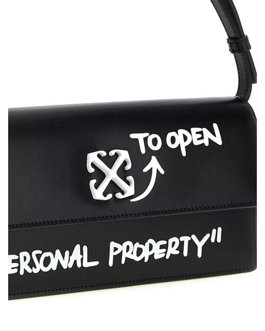Off-White c/o Virgil Abloh Metallic 'Jitney 1.0' Shoulder Bag