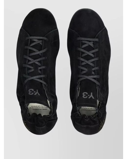 Y-3 Multicolor Leather Lace-Up Sneakers
