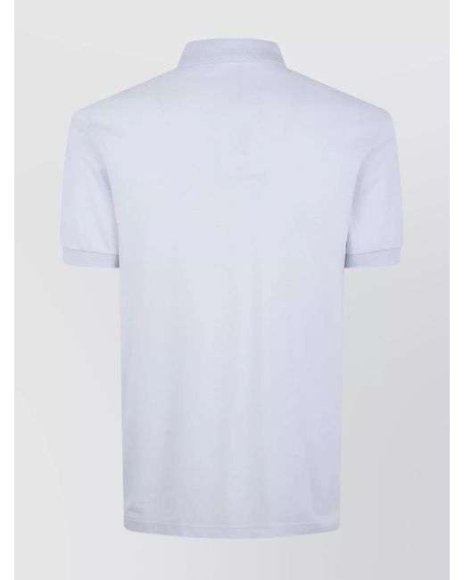 Fred Perry Blue Cotton Polo Shirt for men