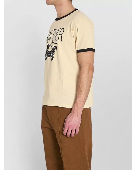 Valentino Garavani Natural Cotton Printed Regular-Fit Short-Sleeve T-Shirt for men