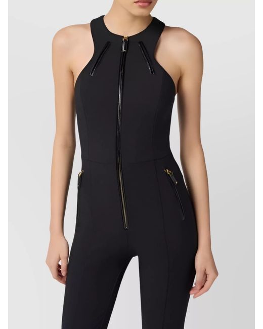 Elisabetta Franchi Blue Jumpsuit