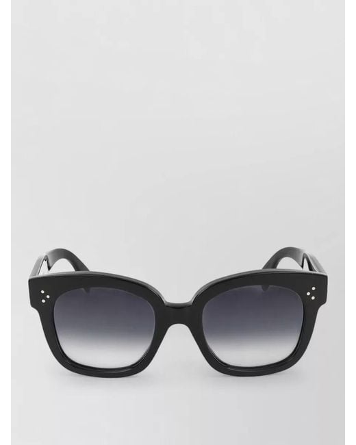 Céline Black Sunglasses Square Acetate Cl4002Un Gradient