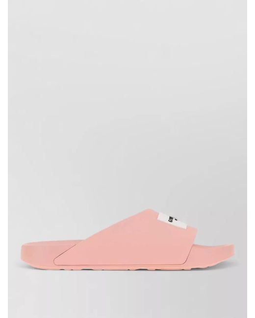 Givenchy Pink Rubber Slippers Open Toe Flat Sole