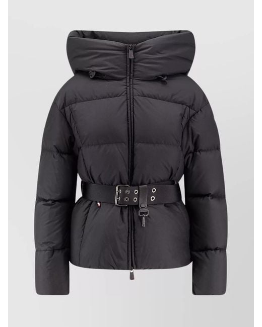Moncler Black Nylon Short Down Puffer Jacket