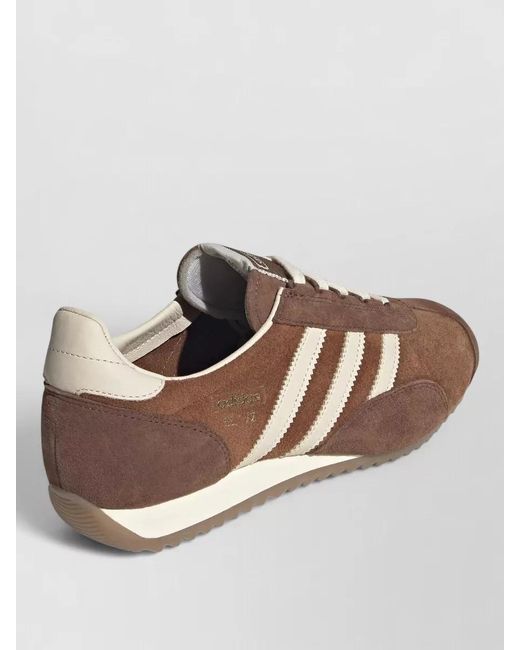 Adidas Originals Multicolor Suede Sneakers Contrast Stripes Rubber Sole for men