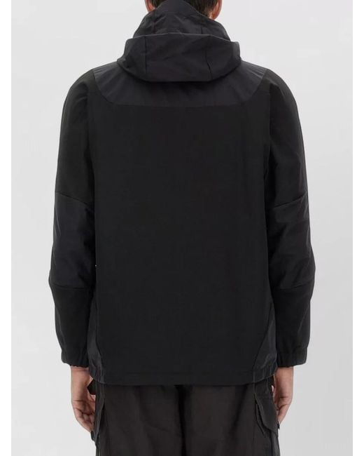 And Wander Black Hooded Parka for men