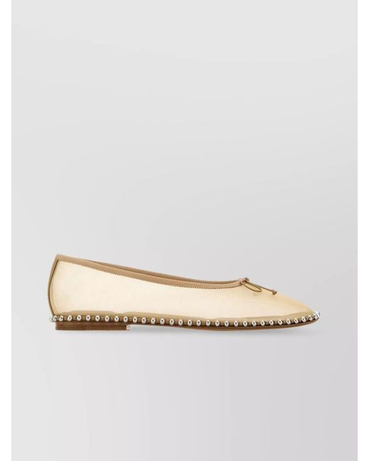 Alexander Wang Natural Polyamide Dancer Lina Ballerina Shoes