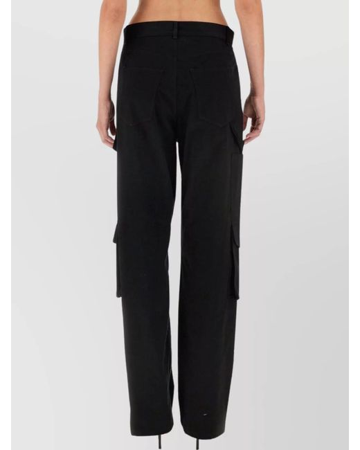 Moschino Black Cargo Trousers