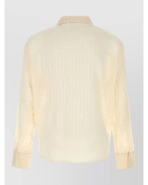 Séfr Natural Ignacio Cotton Shirt Long Sleeves Cuffed for men