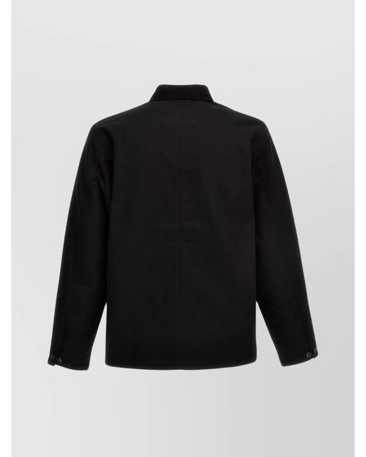 Carhartt Black 'Michigan' Jacket With Buttoned Cuffs for men