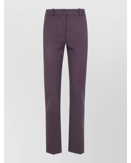Joseph Purple Stretch Suit Trousers