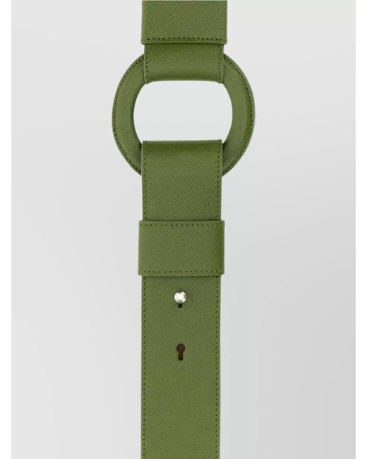 Prada Green Na Leather Shoulder Strap