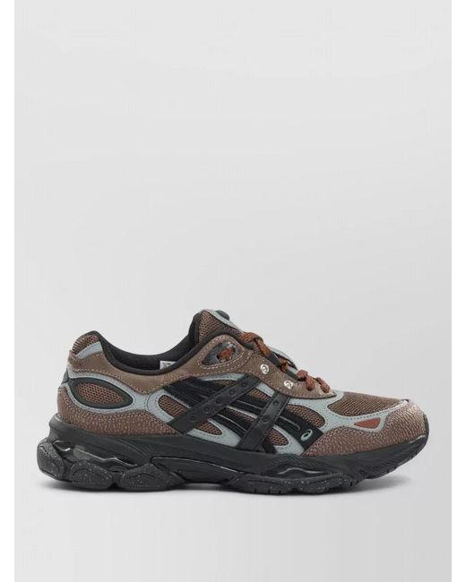 Asics Multicolor Leather Low-Top Sneakers for men
