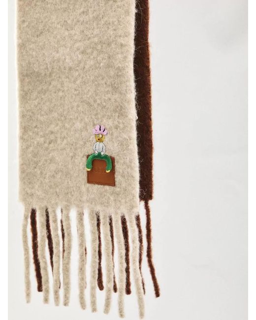 Loewe Natural Alpaca Wool Scarf