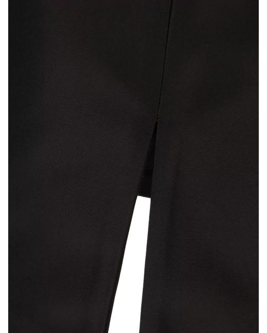 Gucci Black Tailored Faille Skirt Belt Loops Slits