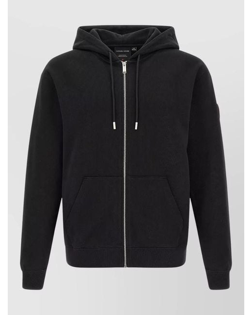 Canada Goose Black Loon Hooded Jacket Regular Fit for men