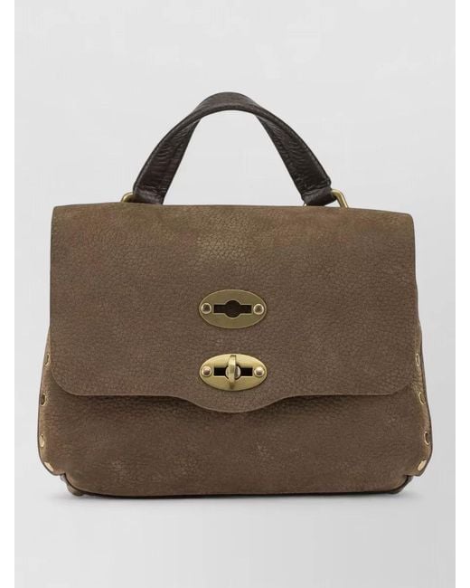 Zanellato Brown Leather Shoulder Bag