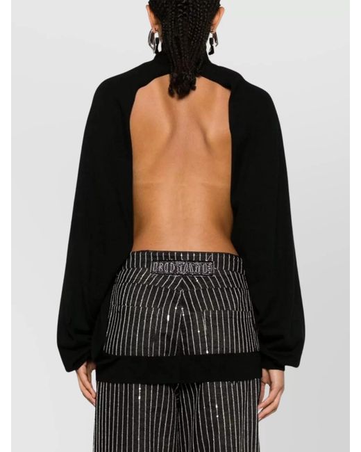 Moschino Black Virgin Wool Jumper